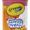Crayola Non-Toxic Washable Finger Paint, 1 Pt Squeeze Bottle, Red -Art Supplies 007989 A ecommfullsize