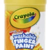 Crayola Non-Toxic Washable Finger Paint, 1 Pt Squeeze Bottle, Yellow -Art Supplies 007995 A ecommfullsize