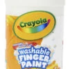 Crayola Non-Toxic Washable Finger Paint, 1 Pt Squeeze Bottle, White -Art Supplies 007998 A ecommfullsize