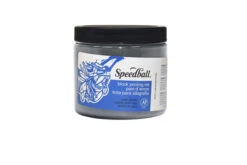 Speedball Water Soluble Block Printing Ink, Silver, Pint