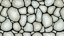 Fadeless Designs Paper Roll, Rock Wall, 48 Inches X 50 Feet