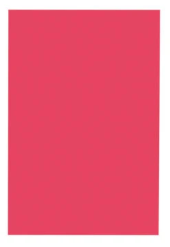 School Smart Folding Bristol Board, 12 X 18 Inches, Red, Pack Of 100