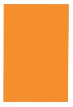 School Smart Folding Bristol Board, 12 X 18 Inches, Orange, Pack Of 100