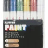 Uni-ball Uni Uni-Paint Opaque Oil Based Marker, Medium Tip, Assorted Colors, Pack Of 12 -Art Supplies 1068002 SPR ecommfullsize
