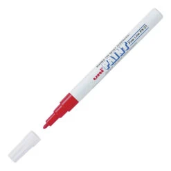 Uni-ball Uni Uni-Paint Opaque Oil Based Marker, Fine Tip, Red