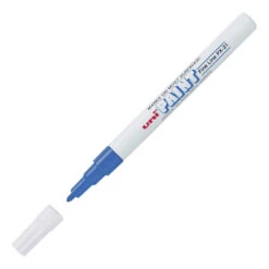Uni-ball Uni Uni-Paint Opaque Oil Based Marker, Fine Tip, Blue