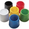School Smart Plastic Water Pot Set, 4-3/4 X 3-1/2 Inches, Assorted Color, Set Of 6 -Art Supplies 1272198 ecommfullsize