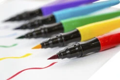 Crayola No-Drip Non-Toxic Paint Brush Pen Set, Assorted Color, Set Of 5 -Art Supplies 1280533 C ecommfullsize