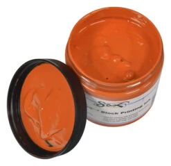 Sax True Flow Water Soluble Block Printing Ink, 1 Pint Jar, Orange -Art Supplies 1299768 B ecommfullsize