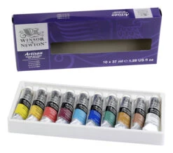 Winsor & Newton Artisan Water-Mixable Oil Color Set, Assorted Colors, Set Of 10