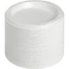 Genuine Joe Disposable/Reusable Round Plastic Plate, 6 W In, White, Pack Of 125 -Art Supplies 1310429 SPR ecommfullsize