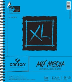 Canson XL Mixed Media Paper Pad, 98 Lb, 11 X 14 Inches, 60 Sheets