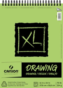 Canson XL Top Wire Drawing Pad, 11 X 14 Inches, 70 Lb, 60 Sheets