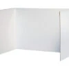 Pacon Privacy Board, 48 X 16 Inches, White, Pack Of 4