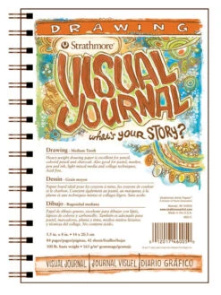 Strathmore Visual Drawing Pad, 5-1/2 X 8 Inches, 100 Lb, 42 Sheets