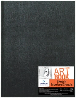 Canson Basic Hardcover Sketchbook, 11 X 14 Inches, 65 Lb, 90 Sheets