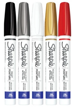 Sharpie Oil Based Paint Marker, Assorted Colors, Pack Of 5 -Art Supplies 1371759 A ecommfullsize