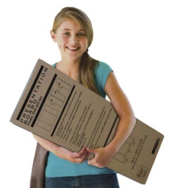 Pacon Extra Fold Presentation Board, 48 X 36 Inches, White, Pack Of 6 -Art Supplies 1398074 C ecommfullsize