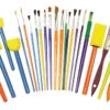 Creativity Street Foam Starter Brush Set, Assorted Size, Assorted Color, Set Of 25 -Art Supplies 1398628 ecommfullsize