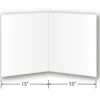 Flipside Bi-Fold Foam Board, 20 X 30 Inches, 3/16 Inch Thickness, White, Pack Of 10