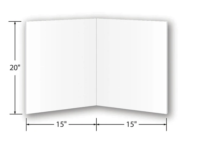 Flipside Bi-Fold Foam Board, 20 X 30 Inches, 3/16 Inch Thickness, White, Pack Of 10 3 Flipside Bi-Fold Foam Board, 20 X 30 Inches, 3/16 Inch Thickness, White, Pack Of 10