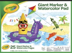 Crayola Heavy Weight Watercolor Pad, 16 X 12 Inches, 25 Sheets
