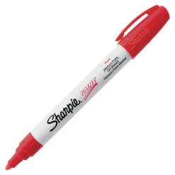 Sharpie Sanford Non-Toxic Non-Washable Oil Based Paint Marker, Medium Tip, Red