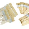 Jack Richeson Standard White Bristle Utility Brush Assortment, Assorted Size, Set Of 48 -Art Supplies 1412628 ecommfullsize