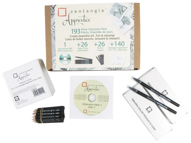Sakura Zentangle Apprentice Drawing Classroom Set, 193 Pieces 4 Sakura Zentangle Apprentice Drawing Classroom Set, 193 Pieces - Image 2