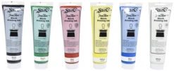 Sax True Flow Block Printing Ink, 5 Ounce Tubes, Assorted Color, Set Of 6