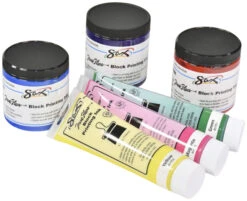 Sax True Flow Block Printing Ink, 5 Ounce Tubes, Assorted Color, Set Of 6 -Art Supplies 1429280 groupA ecommfullsize