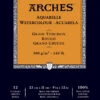 Arches Aquarelle Watercolor Pad, 9 X 12 Inches, Rough Grain, 140 Lb, White, 12 Sheets -Art Supplies 1435462 ecommfullsize