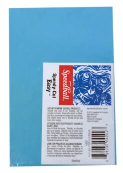 Speedball Speedy-Cut Flexible Durable Easy Block, 4 X 6 In, Blue