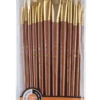 Royal & Langnickel Zip N' Close Firm Bone Taklon Long Wood Handle Paint Brush Set, Set Of 12 -Art Supplies 1440154 ecommfullsize