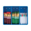 Royal & Langnickel Big Kids Choice Chubby Combo Classroom Brush Set, Assorted Sizes, Set Of 66