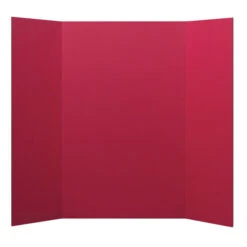 School Smart Presentation Boards, 48 X 36 Inches, Red, Pack Of 10