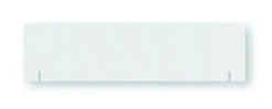 School Smart Presentation Board Headers, 36 X 10 Inches, White, Pack Of 10