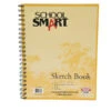 School Smart Wirebound Sketch Book, 8-1/2 X 11 Inches, 50 Lb, 50 Sheets -Art Supplies 1465889 A ecommfullsize