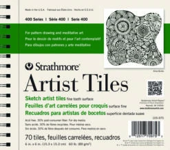 Strathmore White Artist Tiles, 6 X 6 Inches, 60 Lb, 30 Sheets