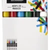 Liquitex Professional Fine Tip Paint Markers, Assorted Primary Colors, Set Of 6 1 Liquitex Professional Fine Tip Paint Markers, Assorted Primary Colors, Set Of 6 -Art Supplies 1485666 ecommfullsize