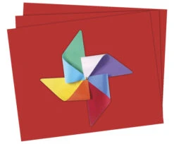 School Smart Railroad Board, 22 X 28 Inches, 4-Ply, Red, Pack Of 25