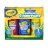 Crayola Washable Bold Fingerpaint Set, Bottle, Primary, Set Of 3 -Art Supplies 1492158 ecommfullsize