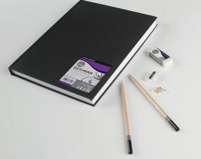 Daler-Rowney Hardbound Sketchbook, 8-1/2 X 11 Inches, 65 Lb, 110 Sheets, Pack Of 6 5 Daler-Rowney Hardbound Sketchbook, 8-1/2 X 11 Inches, 65 Lb, 110 Sheets, Pack Of 6 - Image 3