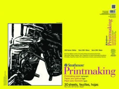 Strathmore 300 Series Printmaking Paper Pad, 18 X 24 Inches, 30 Sheets