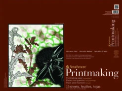 Strathmore 400 Series Printmaking Paper Pad, 18 X 24 Inches, 15 Sheets