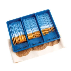 Royal & Langnickel Scholastic Choice Polymer Handle Gold Taklon Combo Set, Set Of 72 -Art Supplies 1502730 C ecommfullsize