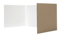 Flipside Study Carrel, 12 X 48 Inches, White, Pack Of 24