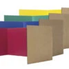 Flipside Study Carrel, 12 X 48 Inches, Assorted Colors, Pack Of 24