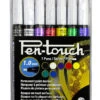 Sakura Pentouch Paint Marker, Fine Tip, Assorted Basic Colors, Set Of 7 -Art Supplies 1537469 ecommfullsize