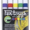 Sakura Pentouch Paint Marker, Medium Tip, Assorted Basic Colors, Set Of 5 -Art Supplies 1537471 ecommfullsize